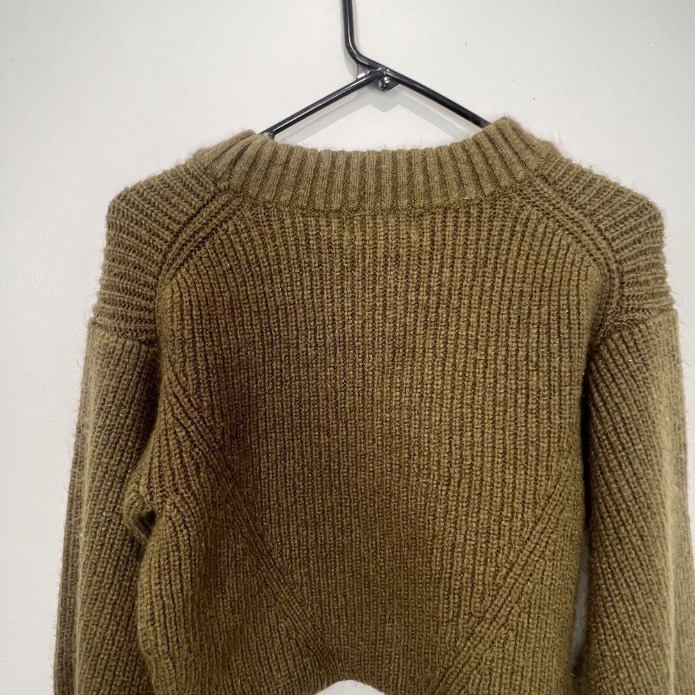 Urban Outfitters Women Sweater Size XS Chunky Knitted Crop Top Dolman Sleeve - Picture 4 of 8